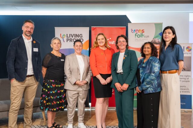 This week, as part of 16 Days in WA, Minister Jessica Stojkovski MLA , officially launched the Pride in Respect Campaign. The campaign aims to shine a light on family, domestic and sexual violence in the LGBTIQA+SB community.  We were also very pleased to be joined by Assistant Commissioner Jenna Roberts from the National Domestic, Family and Sexual Violence Commission, and the Mental Health Commission Deputy Commissioner Julia Knapton.

The Pride in Respect Campaign is a partnership between Living Proud, WAAC , @transfolkwa, @graiorg and informed by community members with lived and living experience.

Look out as we roll out our website, podcast, videos and more in the coming months.

If people need to talk to someone, contact:
- QLife on 1800 184 527 3pm to 9pm, every day of the week or via webchat. 

- If you need FDSV support, contact Pride in Respect Specialist Support Service on https://www.livingproud.org.au/what-we-do/support-services/pride-in-respect/ (NOTE: this is NOT a crisis service)

You are not alone. 🏳️‍🌈🏳️‍⚧️

#16daysinWA #FDSV #prideinrespect