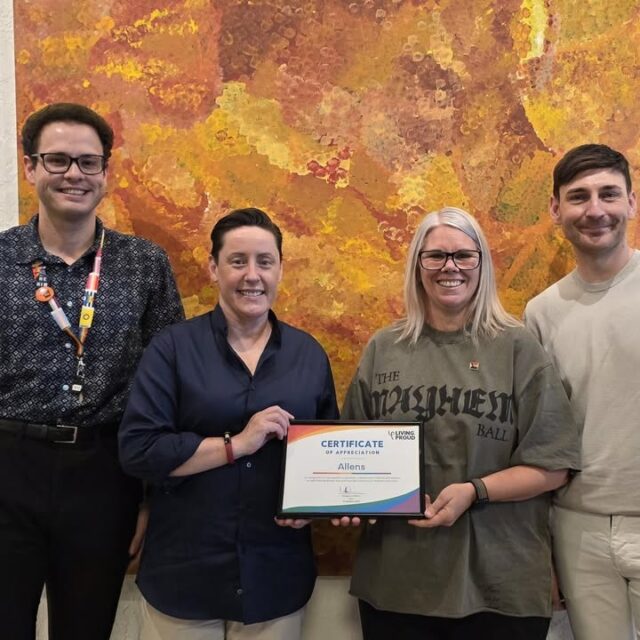 So pleased to catch up and thank our friends at @allenslegal for their support in 2025! We cannot do our work without the generosity of companies like Allens. We are so grateful and we look forward to doing more in 2026! THANK YOU! ✨🏳️‍🌈🏳️‍⚧️