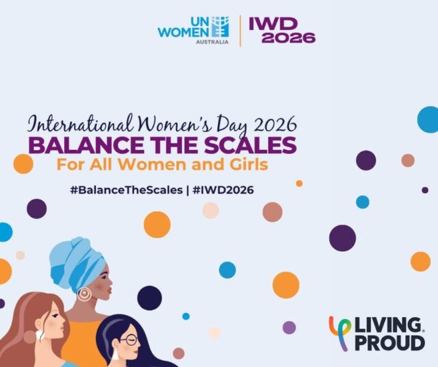 International Women's Day 2026 
#BalanceTheScales

Balance the Scales is a promise that every woman and girl – regardless of background or identity – should be safe, heard, and free to shape her own future. 

Yet in 2026, discriminatory laws, harmful practices, and gender-based violence
remains widespread, while structural barriers continue to block access to justice.

Equality is not about advantage for some; it’s about dignity, safety, and fairness for all.

Australia - we still have work to do......