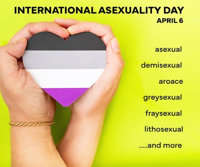 On International Asexuality Day, we celebrate our asexual community across the diverse spectrum of identities! 

Asexuality (or "ace") is an umbrella term describing a sexual orientation characterized by experiencing little to no sexual attraction to others. It's a spectrum that includes identities like demisexual, greysexual and more. People identifying as asexual may still feel romantic attraction but not sexual attraction.  

Asexuality is often dismissed or misunderstood. At Living Proud, we recognise you and embrace you. You are valid. You are seen.