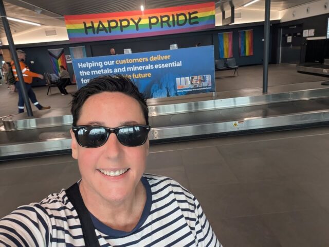 So excited to be in Port Hedland for the Pilbara Pride Festival! 🌈🎉 Can't wait to see folks at Fair Day tomorrow!! Happy Pride 
🏳️‍⚧️🏳️‍🌈
Phlags+  #pride #lgbtiqa