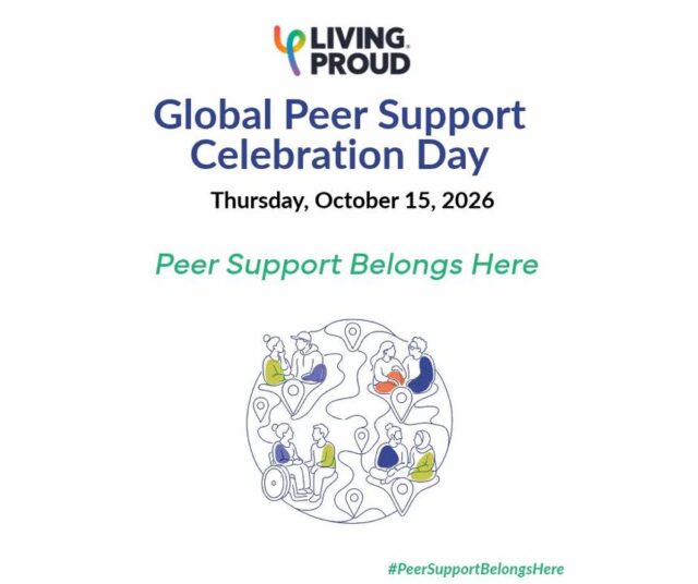 Today is Global Peer Support Celebration Day! It’s an opportunity to celebrate and recognise the contributions of peer support workers and raise awareness about the value of lived and living experience. 

This year’s theme is Peer Support Belongs Here. Peer support is grounded in shared lived and living experience. It creates space for people to feel understood, connected and hopeful, and offers something unique alongside other forms of care and support.

Living Proud has been built on peer support. For community, by community. Without these committed and passionate people, Living Proud would not exist.

We thank you!

#PeerSupportBelongsHere. #GlobalPeerSupportCelebrationDay