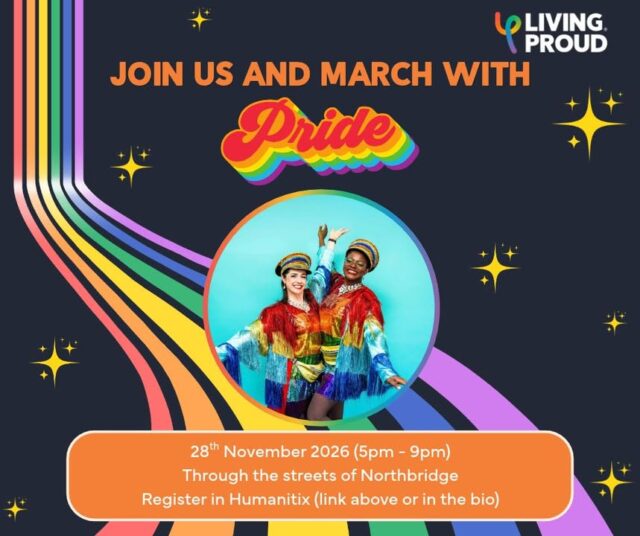 Join Living Proud and march in the 2026 Pride Parade!

We warmly welcome community members, groups and organisations to join us in marching with pride in this year's Pride Parade!

We will be visible and strong because we believe ✨🏳️‍⚧️ SAFETY IS FOR EVERYONE!️‍🏳️‍🌈✨.

“Safety is for Everyone” is an important theme for Living Proud’s 2026 Pride Parade entry, reinforcing that every LGBTIQA+SB person deserves to feel safe, respected and supported in their homes, workplaces, relationships and communities.

To register go to: https://events.humanitix.com/living-proud-pride-parade-2026

 🌈✨🏳️‍🌈🏳️‍⚧️✨🌈
